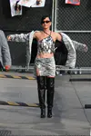 到达"Jimmy Kimmel Live"录制现场