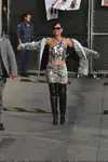到达"Jimmy Kimmel Live"录制现场