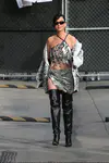 到达"Jimmy Kimmel Live"录制现场