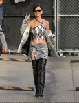 到达"Jimmy Kimmel Live"录制现场