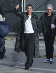 到达"Jimmy Kimmel Live"录制现场