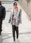 到达"Jimmy Kimmel Live"录制现场