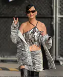 到达"Jimmy Kimmel Live"录制现场