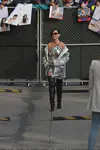 到达"Jimmy Kimmel Live"录制现场
