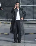 到达"Jimmy Kimmel Live"录制现场