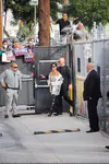 到达"Jimmy Kimmel Live"录制现场