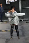 到达"Jimmy Kimmel Live"录制现场