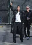 到达"Jimmy Kimmel Live"录制现场