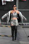 到达"Jimmy Kimmel Live"录制现场