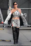 到达"Jimmy Kimmel Live"录制现场
