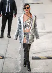到达"Jimmy Kimmel Live"录制现场