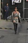 到达"Jimmy Kimmel Live"录制现场