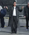 到达"Jimmy Kimmel Live"录制现场