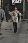 到达"Jimmy Kimmel Live"录制现场