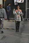 到达"Jimmy Kimmel Live"录制现场