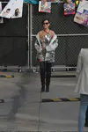 到达"Jimmy Kimmel Live"录制现场