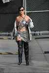 到达"Jimmy Kimmel Live"录制现场