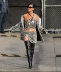 到达"Jimmy Kimmel Live"录制现场