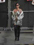 到达"Jimmy Kimmel Live"录制现场