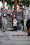 到达"Jimmy Kimmel Live"录制现场