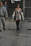 到达"Jimmy Kimmel Live"录制现场