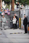到达"Jimmy Kimmel Live"录制现场