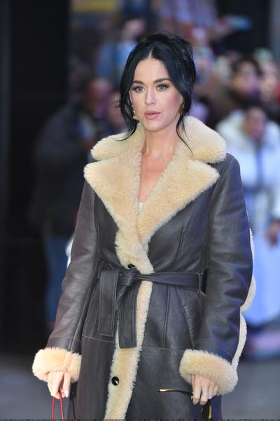 Katy Perry is seen arriving to the 'Good Morning America'