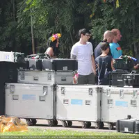 Katy Perry spotted on the set of her new music video 