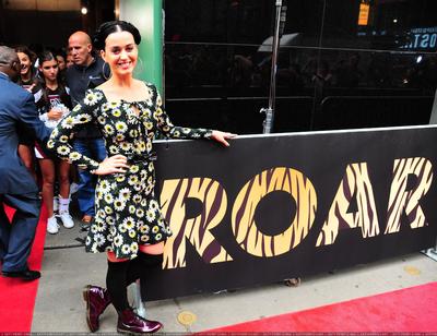 Katy Perry is seen outside Good Morning America in New York City