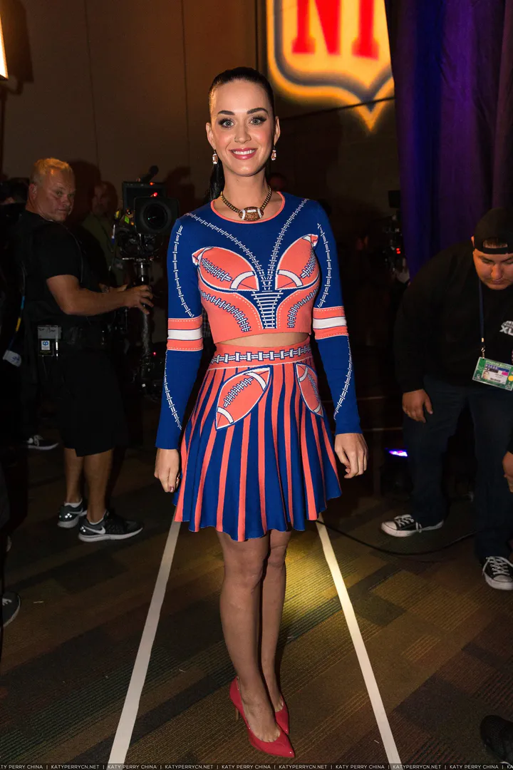 Super Bowl XLIX Halftime Show Press Conference - Backstage And Audience