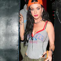 凯蒂·佩芮和奥兰多·布鲁姆离开“与艾伦·德杰尼勒斯共度的夜晚”脱口秀