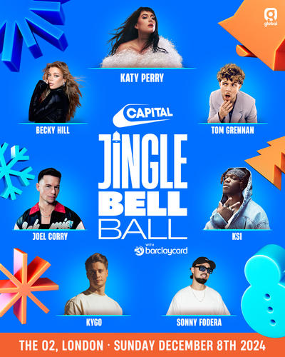 Katy Perry时隔11年重返Capital’s Jingle Bell Ball舞台
