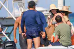 凯蒂·佩芮、奥兰多·布鲁姆和朋友们​离开55号俱乐部海滩