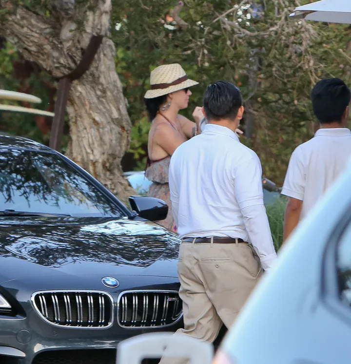 Orlando Bloom和Katy Perry在马利布晚餐