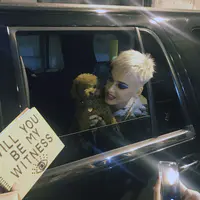 演唱会后离开Bell Centre arena in Montreal